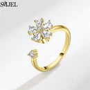 Bague marguerite argent