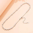 Collier original femme en moissanite