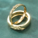 Ensemble bague dorée