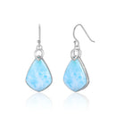 Larimar boucles d'oreilles 925