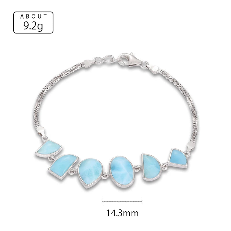 Bracelet larimar femme