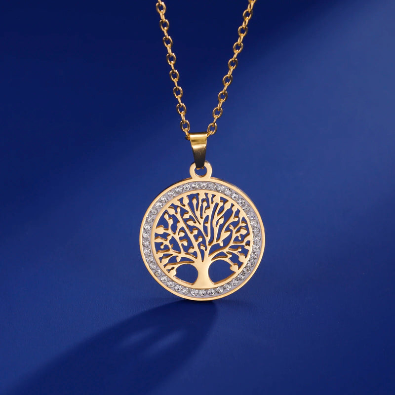 Arbre de vie pendentif argent