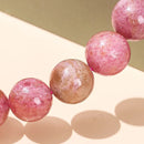 Bracelet en rhodochrosite