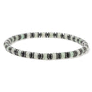 Bracelet perles plates