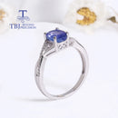 Bague tanzanite argent