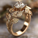 Bague de promesse dorée