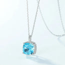 Pendentif aigue marine naturelle