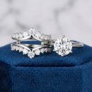 Bague moissanite femme