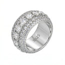 Bagues argent avec pierre moissanite