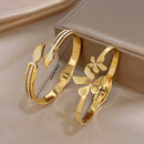 Bracelet femme dorée jonc