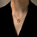 Collier serpent dorée