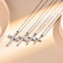 Collier croix zirconium
