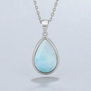 Pendentif en larimar