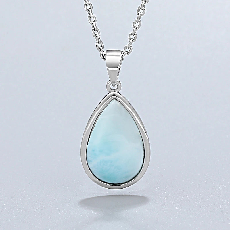 Pendentif en larimar