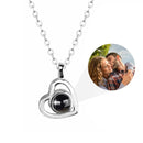Pendentif photo coeur