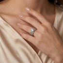 Bague triple anneaux