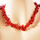 Collier corail rouge
