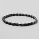 Bracelet perles plates