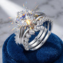 Bague moissanite femme
