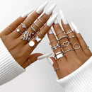 Bague femme dorée (58 pièces)