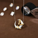 Collier serpent dorée