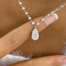 Collier en Moissanite femme