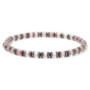 Bracelet perles plates