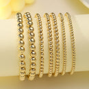 Bracelet femme dorée (7 pièces)