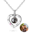 Pendentif photo coeur