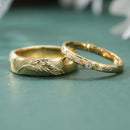 Ensemble bague dorée