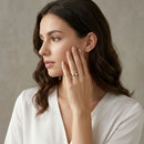Bague anneau argent femme