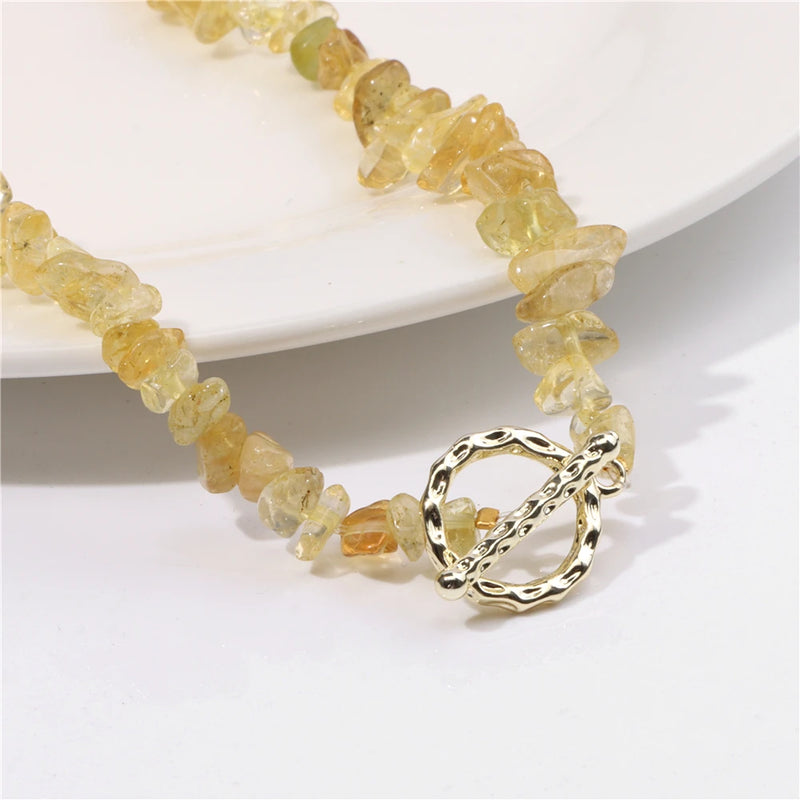 Collier citrine