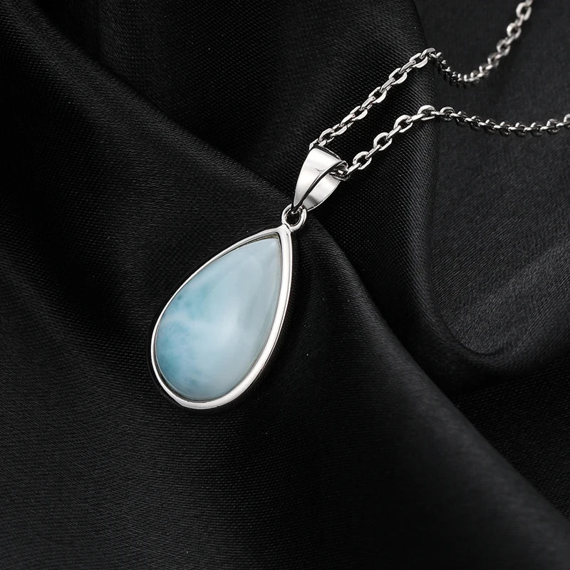 Pendentif en larimar