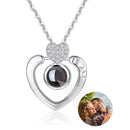 Pendentif photo coeur