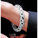 Bracelet zircon synthétique Leopard
