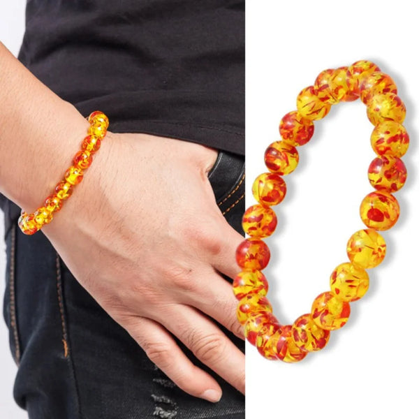 Bracelet ambre homme