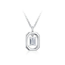 Collier argent femme pierre