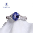 Bague tanzanite argent