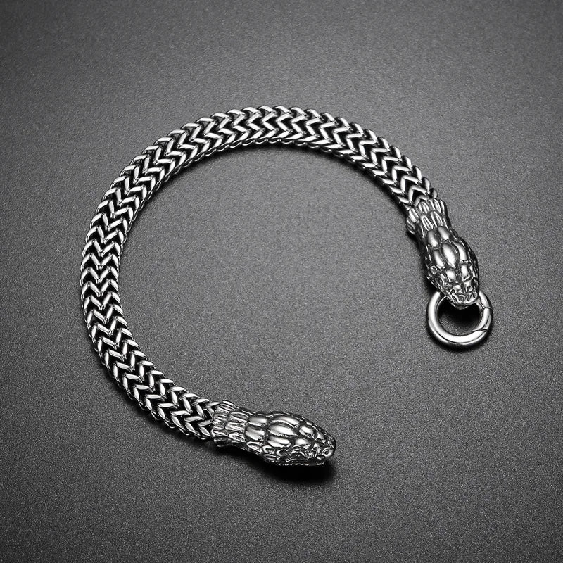 Bracelet maille serpent