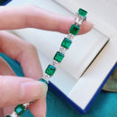 Bracelet vert emeraude