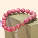 Bracelet en rhodochrosite