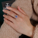Bagues en tanzanite