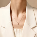 Collier perle blanche