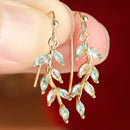 Boucles oreilles feuilles