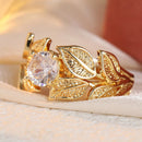 Bague de promesse dorée