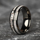 Bague argent et bois