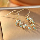 Boucles oreilles feuilles
