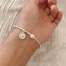 Bracelet perle argent