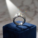 Bague moissanite homme