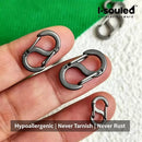 Double fermoir collier